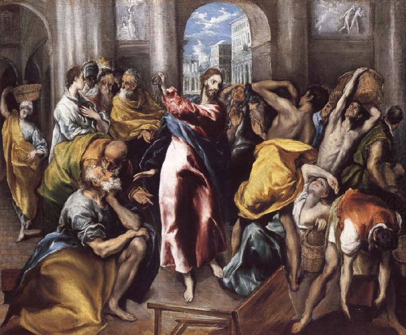 El Greco Christ Driving the Traders from the Temple china oil painting image